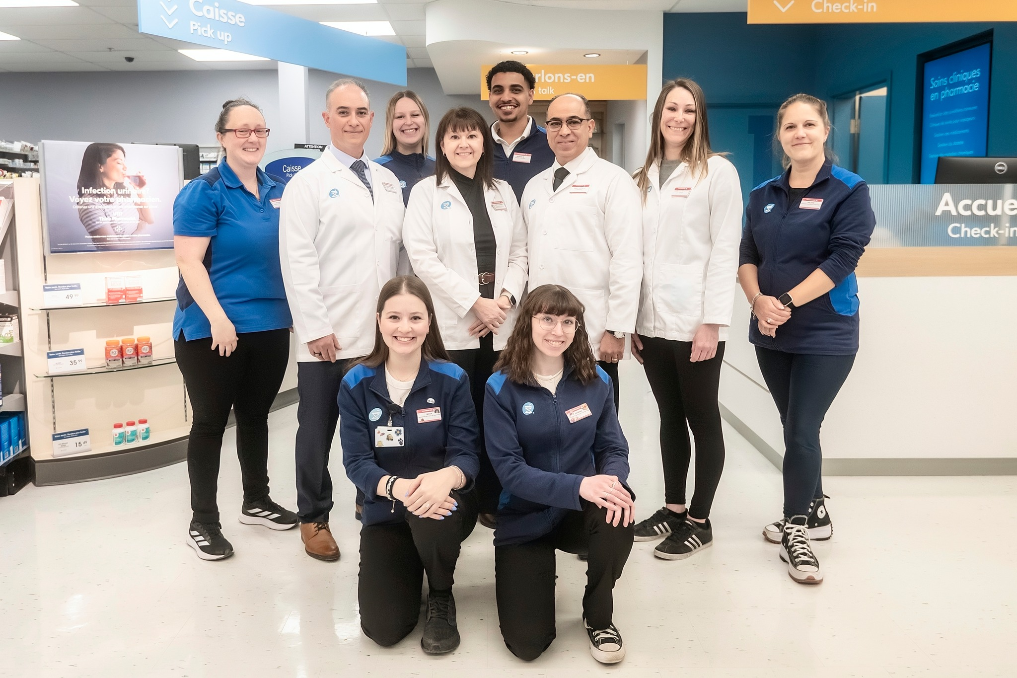Membres de l'équipe Pharmaprix Saint-Lazare
